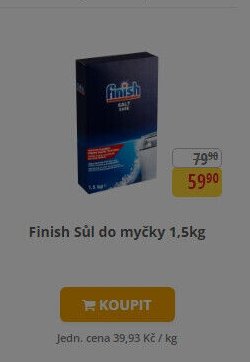 Finish Sůl do myčky 1,5kg