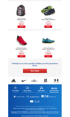 akční leták Sportisimo 23.8.2022-28.8.2022