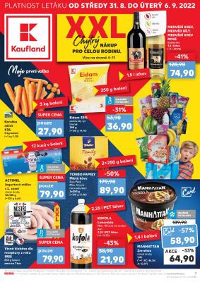 akční leták Kaufland 31.8.2022-6.9.2022
