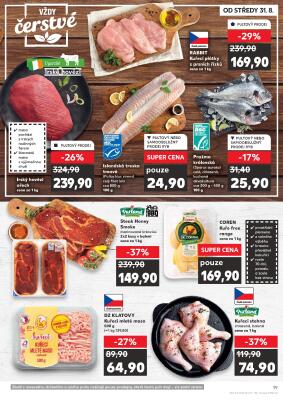 akční leták Kaufland 31.8.2022-6.9.2022