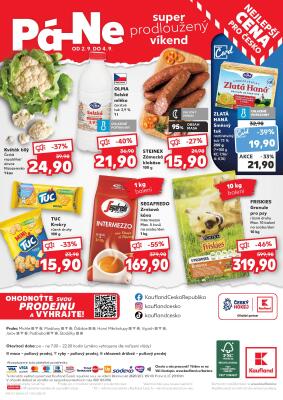 akční leták Kaufland 31.8.2022-6.9.2022