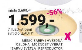 LED STROPNÍ SVÍTIDLO „LAUTI“