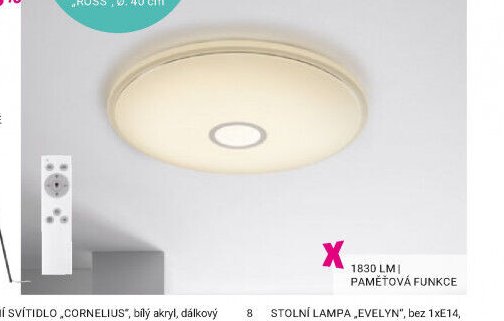 LED STROPNÍ LAMPA „ROSS“