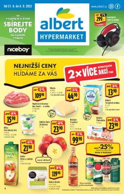 akční leták Albert 31.8.2022-6.9.2022
