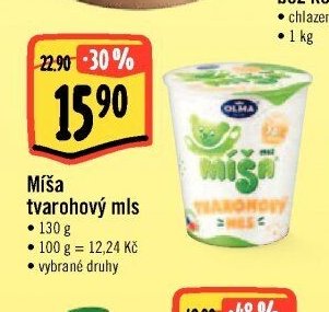 Míša tvarohový mls