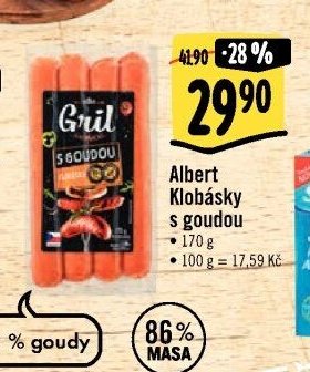 Albert Klobásky s goudou