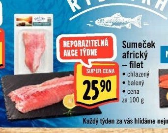 Sumeček africký - filet