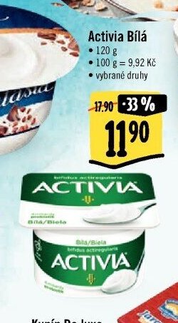 Activia Bílá