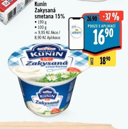 Kunín Zakysaná smetana 15%