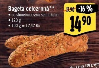 Bageta celozrnná