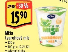 Dezert Tvarohový mls Míša Olma