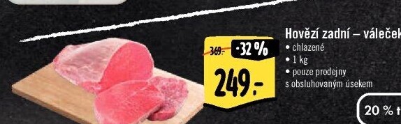 Hovězí zadní váleček