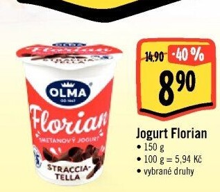 Jogurt smetanový Florian Olma
