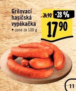 Klobása hasičská vypékačka