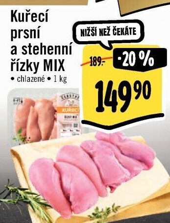 Kuřecí řízky mix Albert