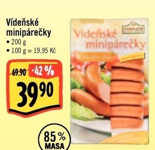 Minipárečky vídeňské Ponnath