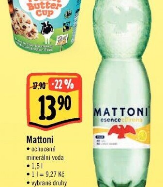 Ochucená voda Mattoni