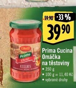Omáčky hotové Prima Cucina Vitana