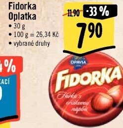 Oplatky Fidorka Opavia