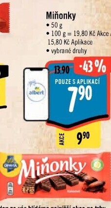 Oplatky Miňonky Opavia