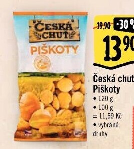 Piškoty Česká chuť