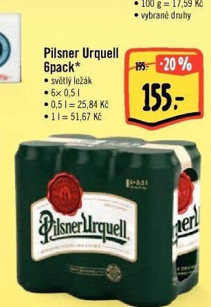 Pivo Pilsner Urquell