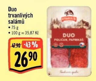 Salám Poličan+Paprikáš duo Krahulík