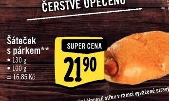 Šáteček s párkem