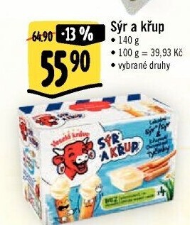 Sýr a křup Veselá kráva