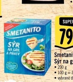 Sýr Smetanito na gril Želetava