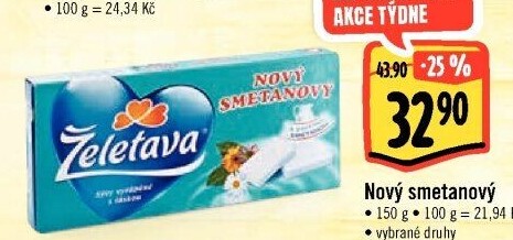 Sýr tavený Nový smetanový Želetava