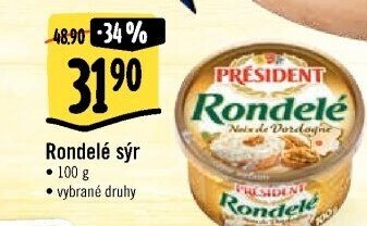 Sýr termizovaný Rondelé President