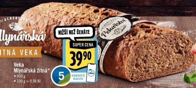 Veka Mlynářská žitná Albert