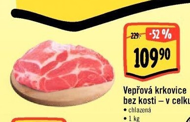 Vepřová krkovice bez kosti