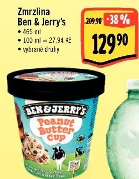 Zmrzlina v kelímku Ben&amp