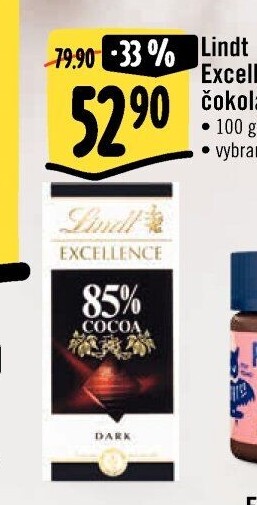 Čokoláda Excellence Lindt