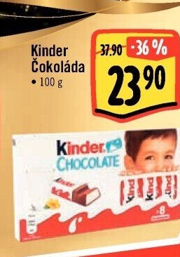 Čokoládky Kinder