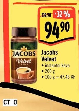 Instantní káva Jacobs Velvet