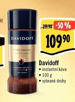 Instantní kávy Davidoff