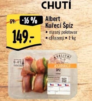 Kuřecí špíz Albert