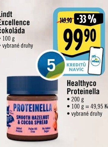 Lískooříškový krém Proteinella HealthyCo