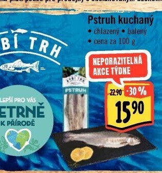 Pstruh kuchaný Albert