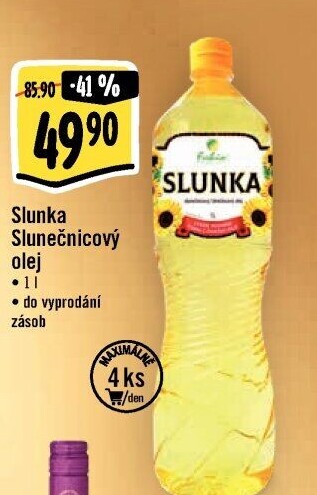 Slunečnicový olej Slunka