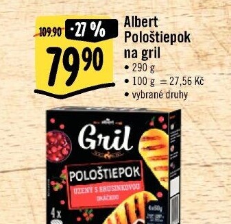 Sýr Pološtiepok Albert Gril