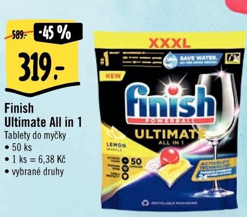 Tablety do myčky Finish Ultimate