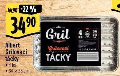 Tácky grilovací Albert Gril