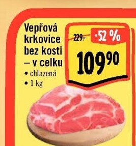 Vepřová krkovice bez kosti