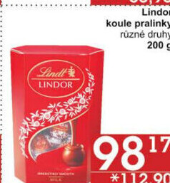 Bonboniéra Pralinky Lindor Lindt