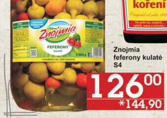 Feferony Znojmia