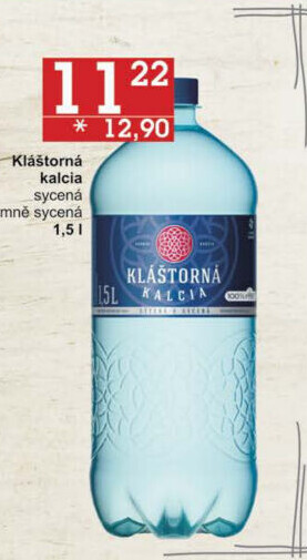 Minerální voda kalcia Kláštorná